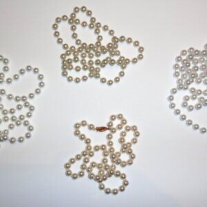 Vintage Faux Pearl Necklaces - Lot of 4 - Pearl Necklace Lot